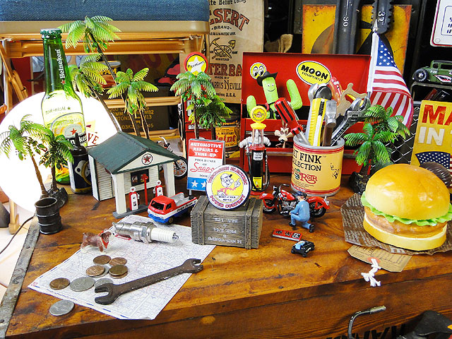 アメリカンヴンテージ husky 小物入れ ガレージ キッチン 雑貨 早い者