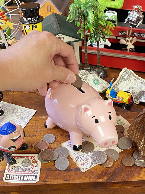 楽天市場】トイ・ストーリー ハム 貯金箱 セラミック製 アメリカン雑貨