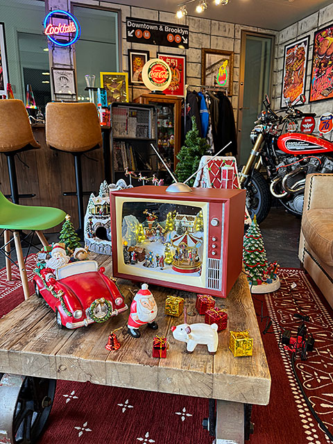 楽天市場】クリスマス レトロTV ミュージカルマシーン （LEDライト