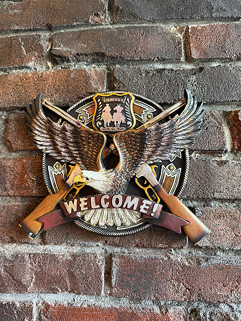 楽天市場】アメリカンイーグル ＆ ランダル銃 ウェルカムサイン