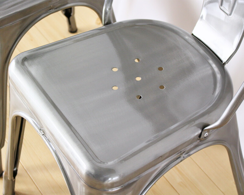 楽天市場】【土日祝も発送】 ダイニングチェア 2脚セット シルバー