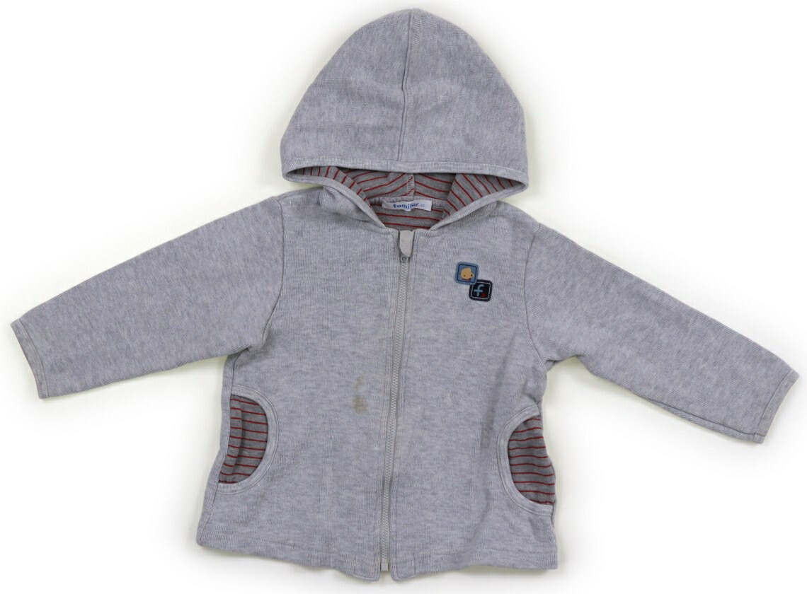 楽天市場】ファミリア familiar パーカー 90 男の子 グレー、赤