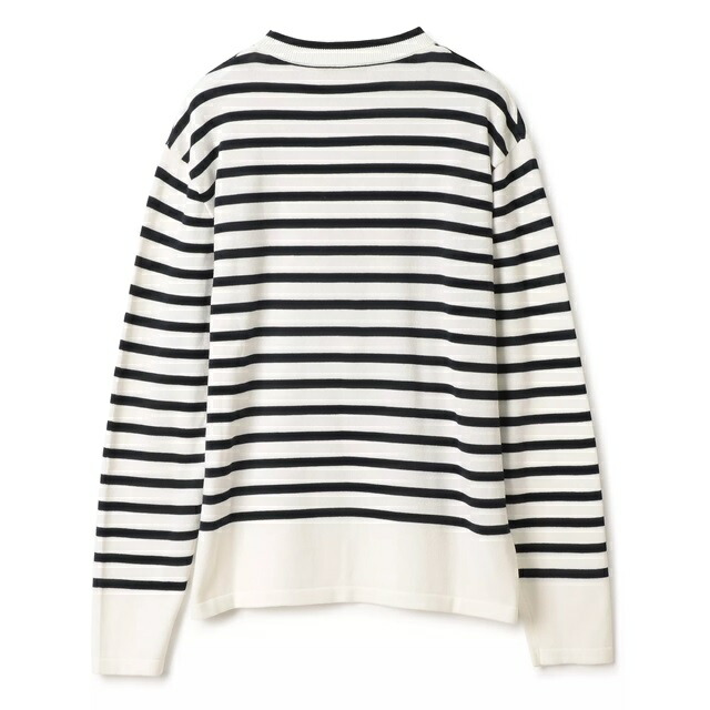 楽天市場】メゾンキツネ Maison kitsune ボーダーニット クルーネック