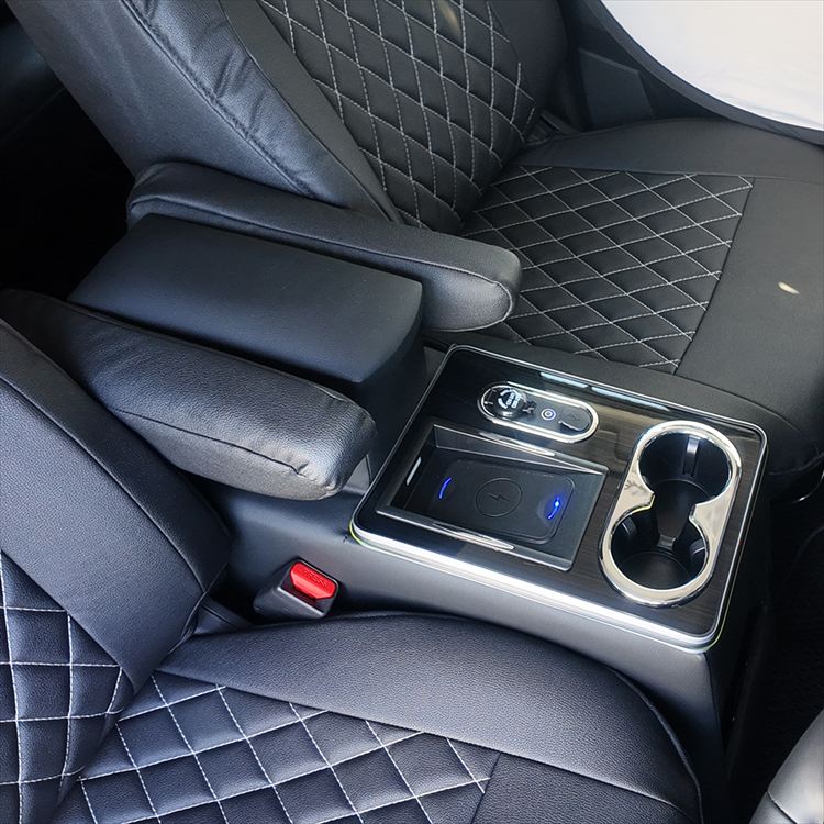 楽天市場】デリカD5 カスタムパーツ コンソールボックス アームレスト