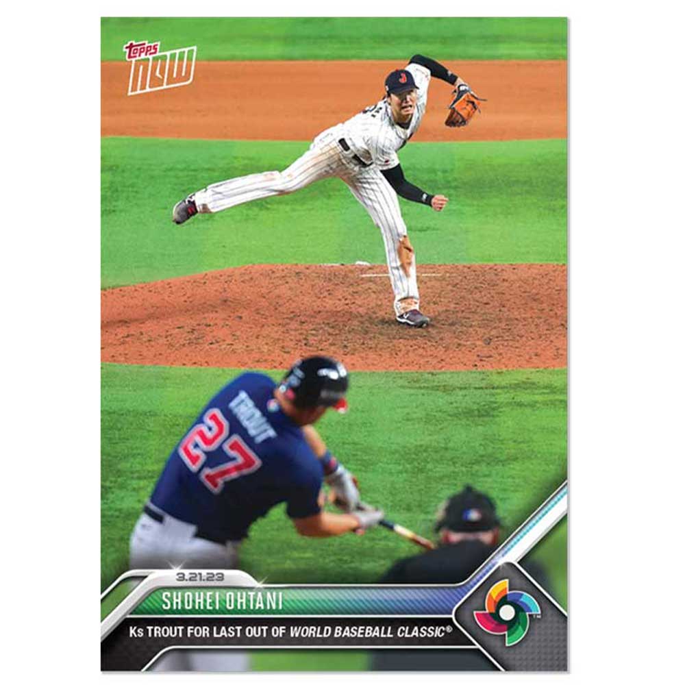 楽天市場】大谷翔平 #WBC-71 WBCの最後にトラウト選手から三振を奪った