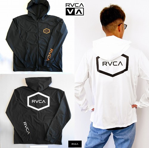楽天市場】ルーカ ラッシュガード ジップパーカー RVCA VENT LS SURF