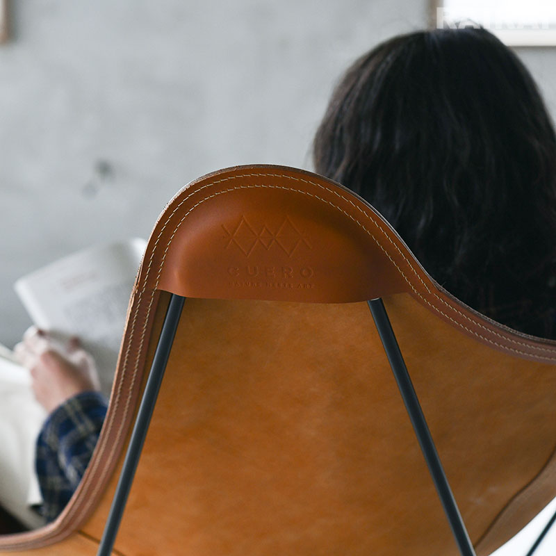 楽天市場】クエロ BKF バタフライチェア パンパ マリポサ ブラック