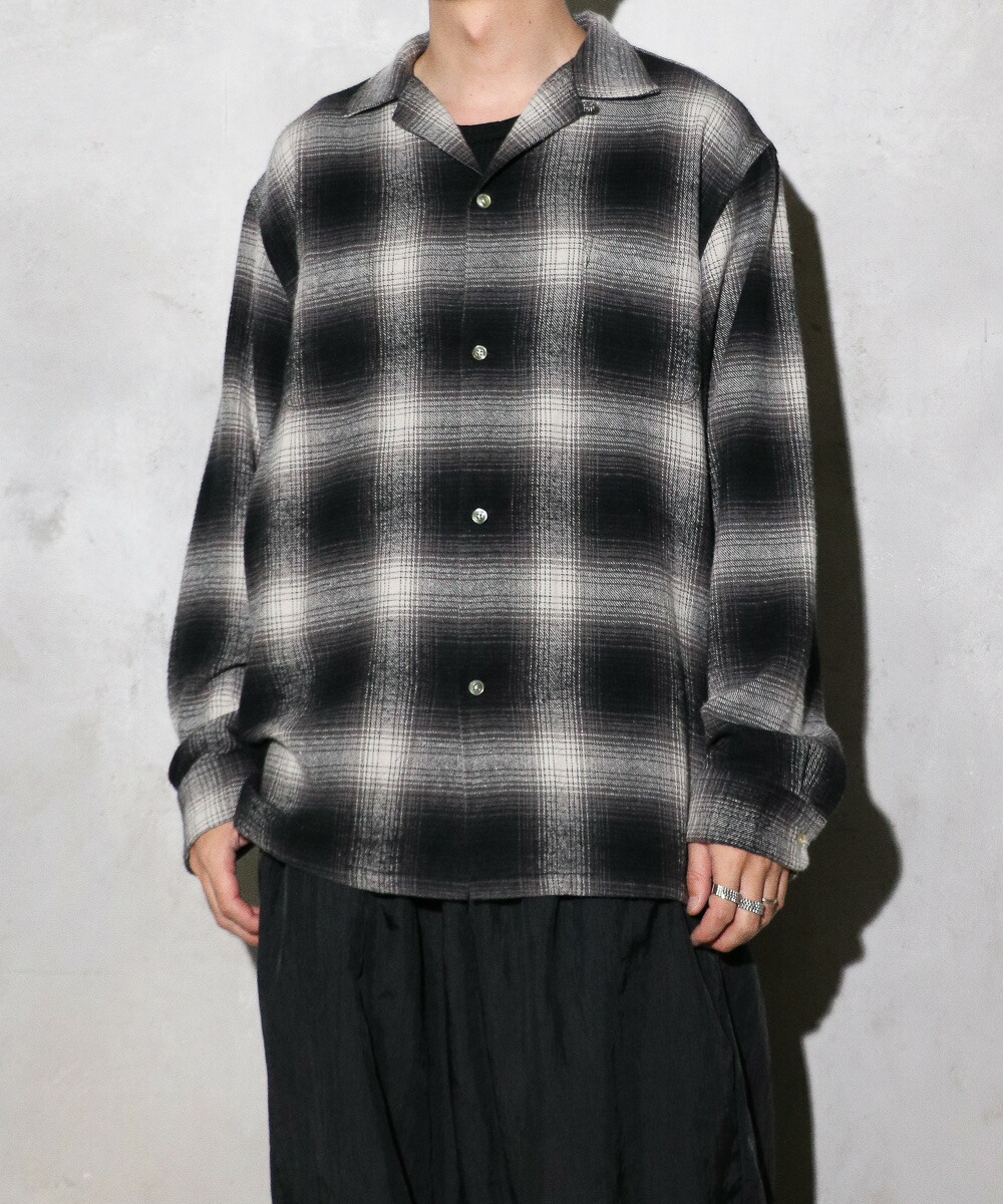 楽天市場】【TOWNCRAFT / タウンクラフト】60S LOOP COLLAR NEL OMBRE