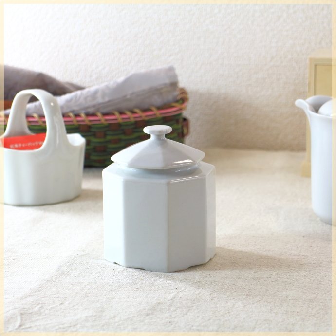 楽天市場】八角 シュガーケース シュガーポット キャニスター 砂糖入れ