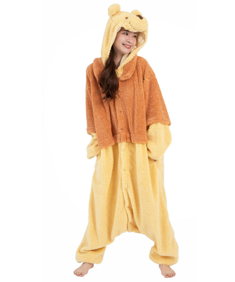 楽天市場】着ぐるみ パジャマ 大人用 ディズニー ボア素材 プーさん