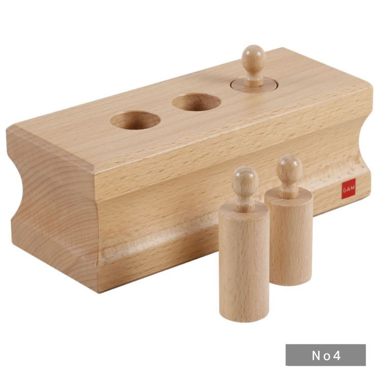 楽天市場】モンテッソーリ教育（AMI認定）GAM 乳幼児用 円柱さしNO1