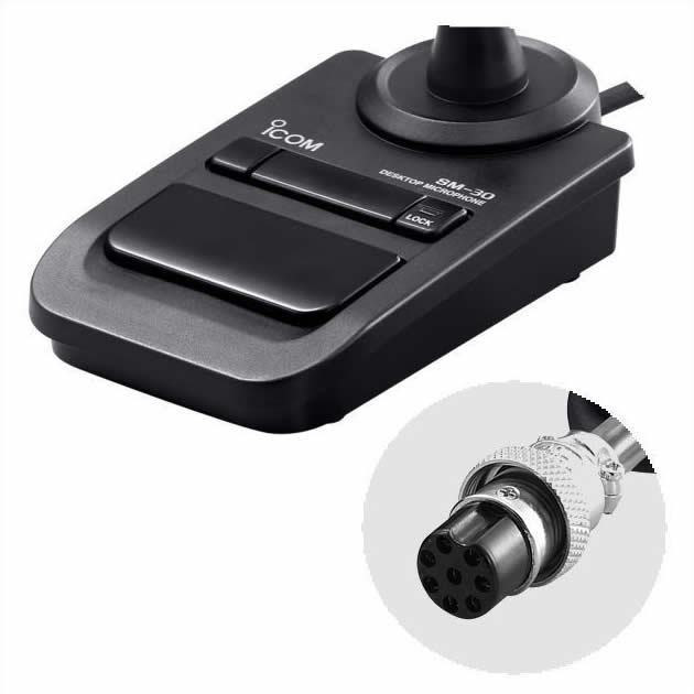 楽天市場】SM-30 アイコム デスクトップマイクロホン : 中部特機産業