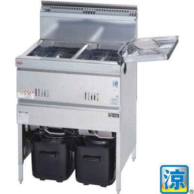 楽天市場】MGF-C13WK マルゼン 涼厨フライヤー ガスフライヤー