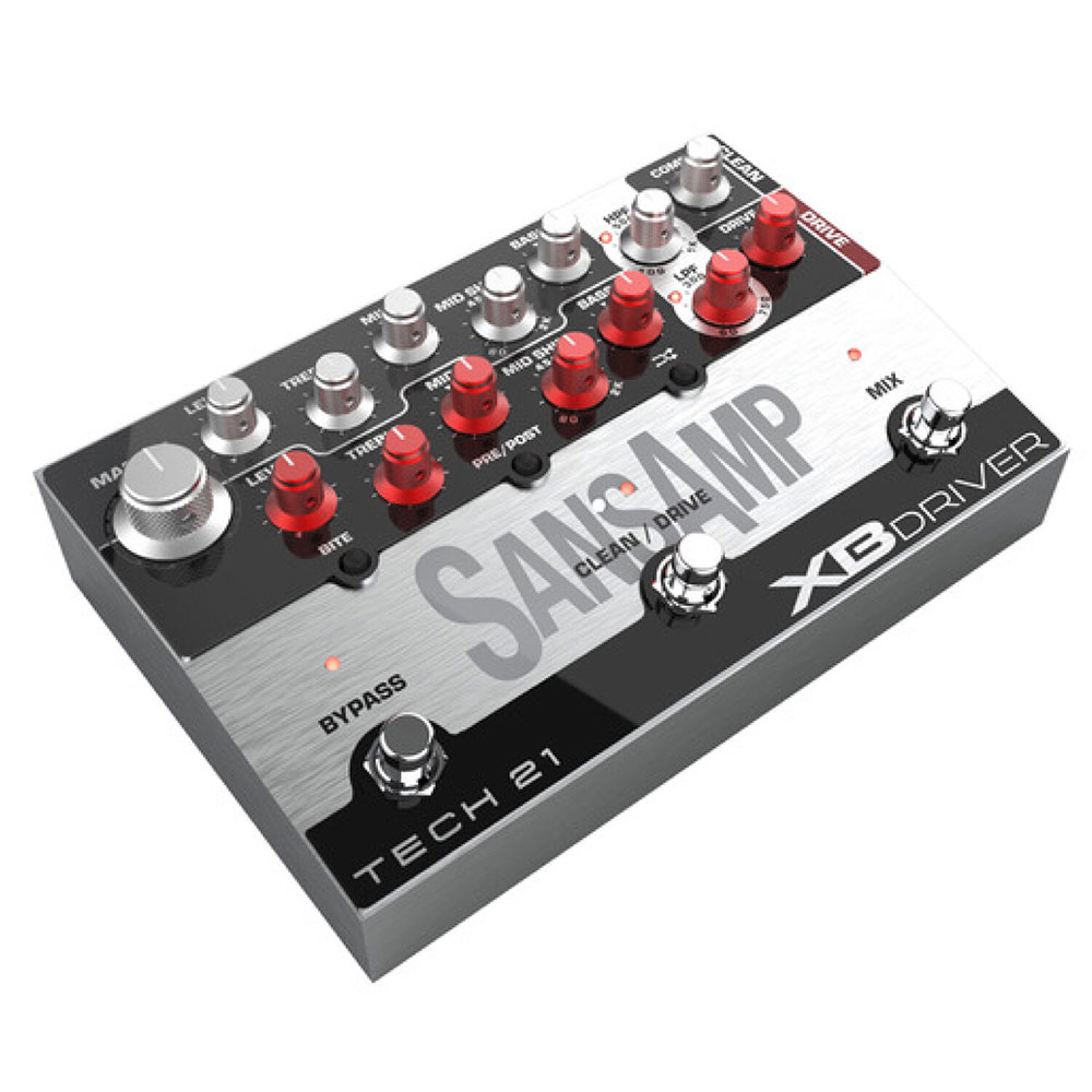 楽天市場】TECH21 SansAmp XB DRIVER ベース用DI プリアンプ ベース用