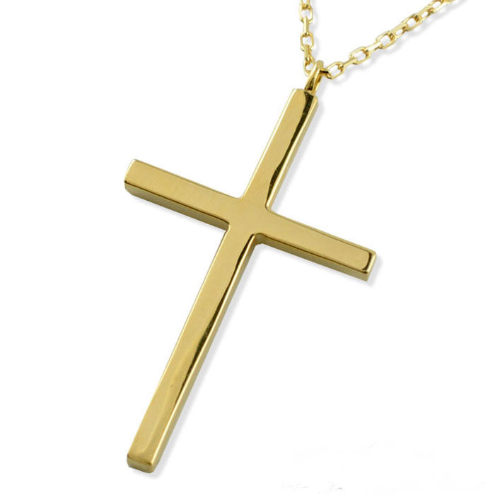 楽天市場】k18 ネックレス クロス 18k 18金 ペンダント ゴールド
