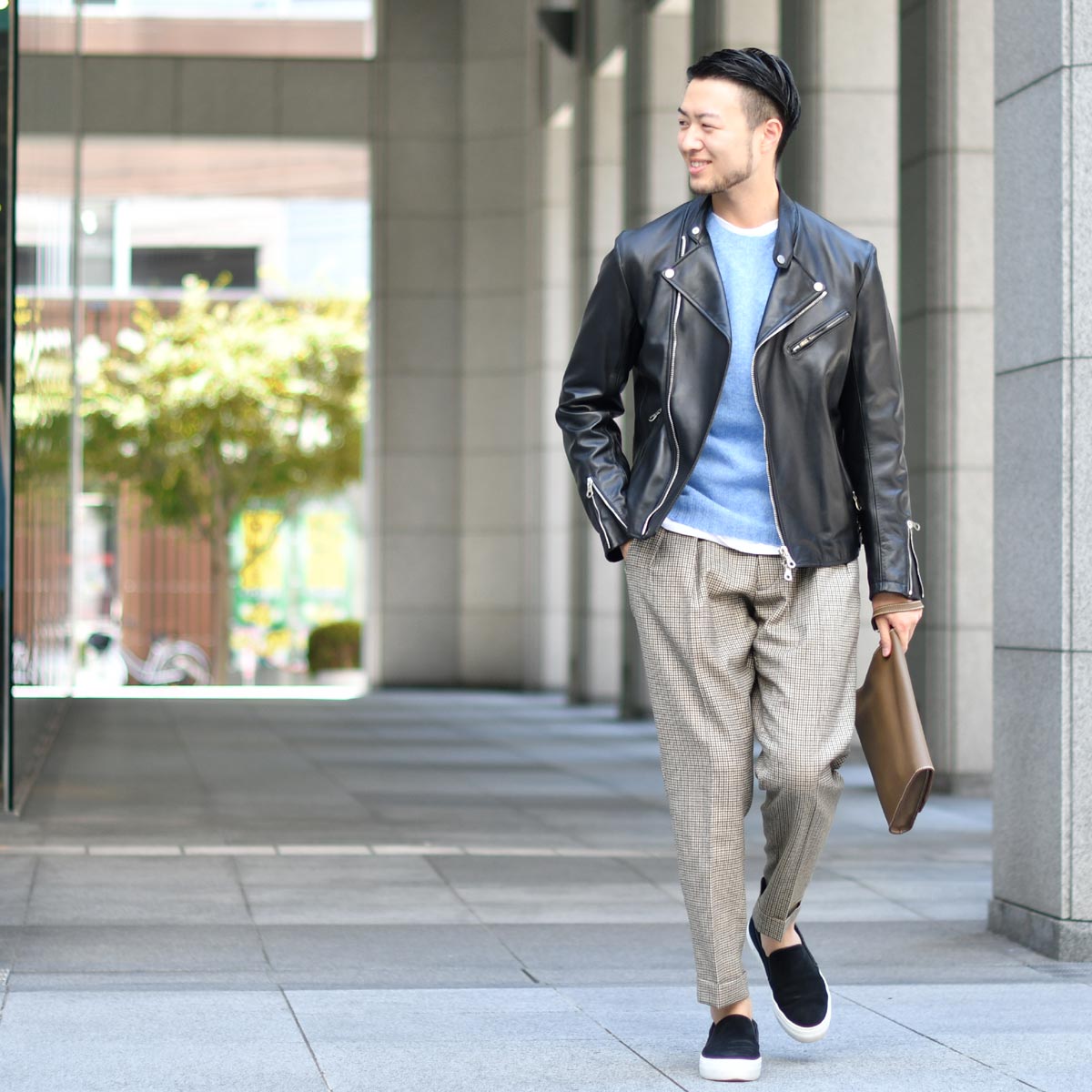 楽天市場】CINQUANTA【チンクアンタ】スタンドカラーダブルライダース