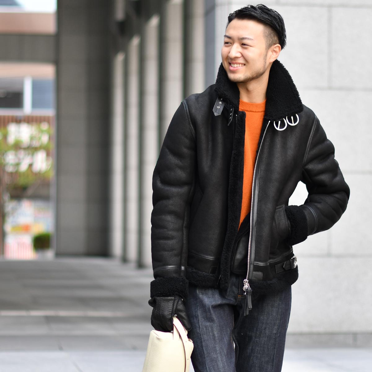 楽天市場】CINQUANTA【チンクアンタ】B-3 ブルゾン H904/1 999 NERO