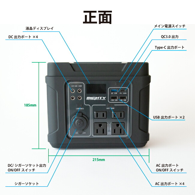 楽天市場】☆MIGHTY マイティ パナソニック製リチウムイオン電池搭載