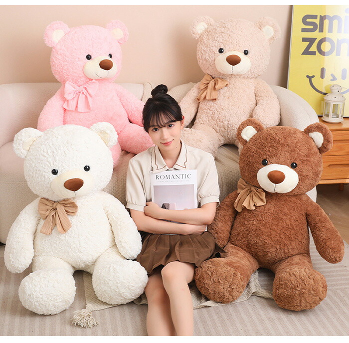 楽天市場】くまのぬいぐるみ クマ teddybear テディベア リボン付き