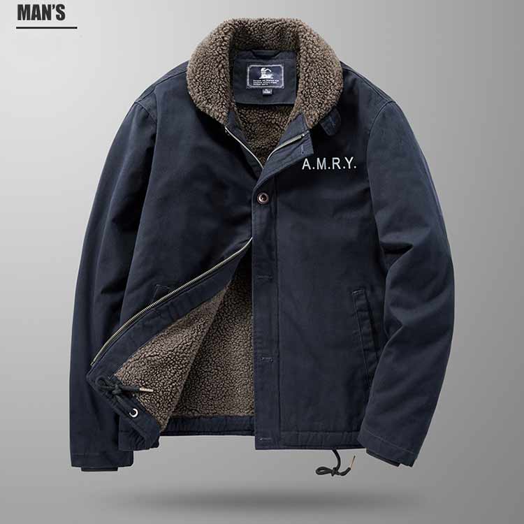 楽天市場】ボアジャケット ミリタリージャケット メンズ デッキ