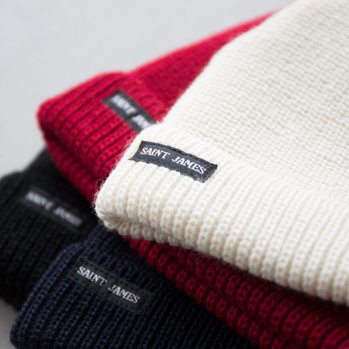 楽天市場】セントジェームス 帽子 フランス製 ニットキャップ Saint