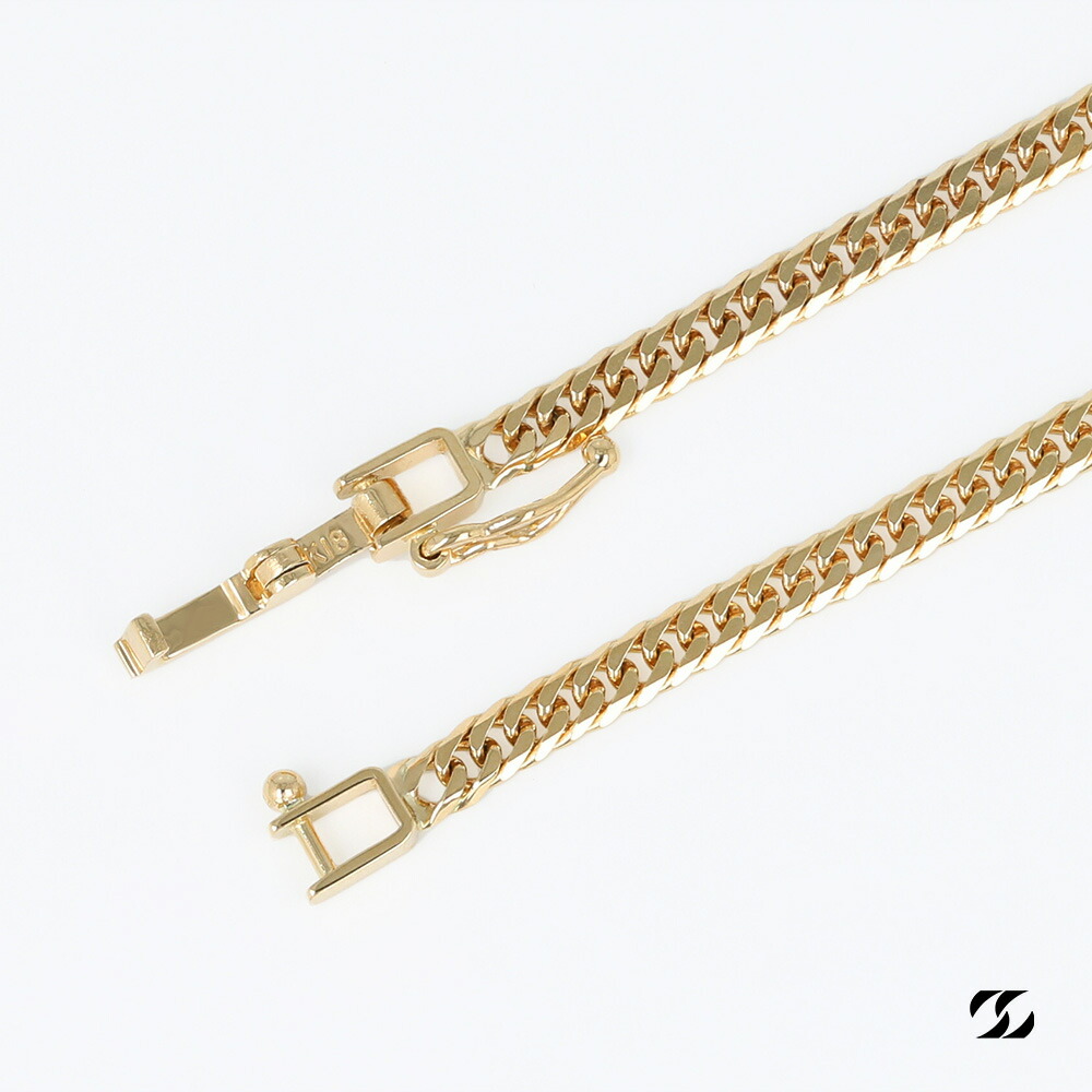 楽天市場】18金 喜平 ネックレス 幅2.9mm K18 6面ダブル 中留 中折れ