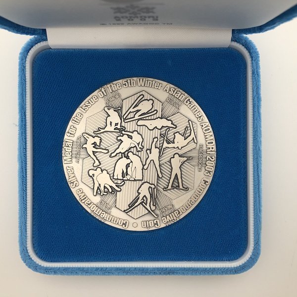 楽天市場】第5回 アジア冬季競技大会 青森2003 記念貨幣発行記念メダル
