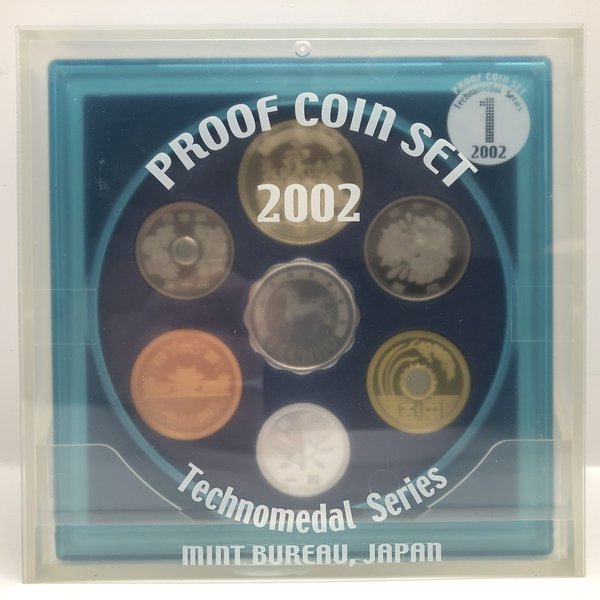 楽天市場】テクノメダルシリーズ 1 プルーフ貨幣セット 2002（平成14年