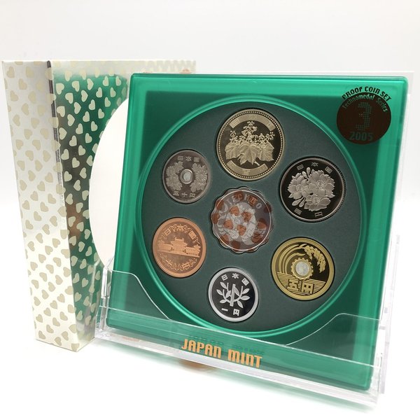 楽天市場】テクノメダルシリーズ 3 プルーフ貨幣セット 2005（平成17年
