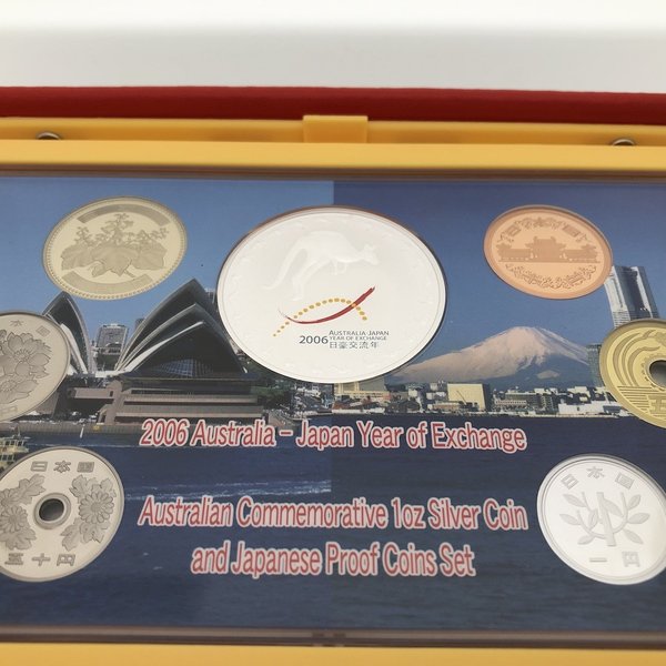 楽天市場】2006年 日豪交流年 プルーフ貨幣セット（平成18年） 記念