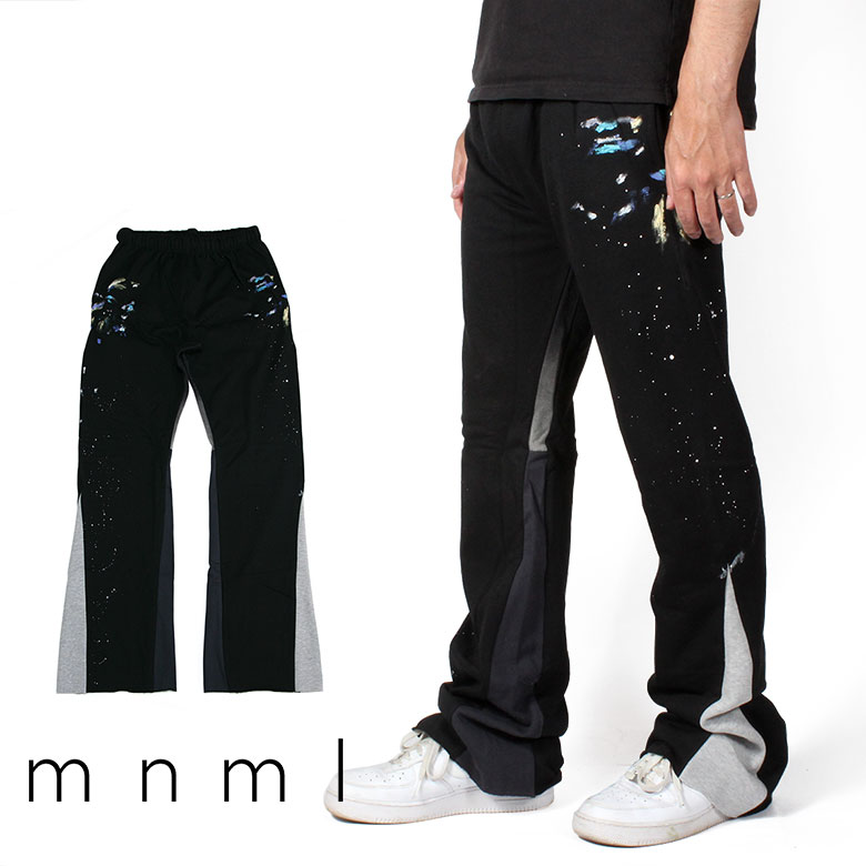 楽天市場】【40%OFF】 mnml ミニマル CONTRAST BOOTCUT SWEATPANTS
