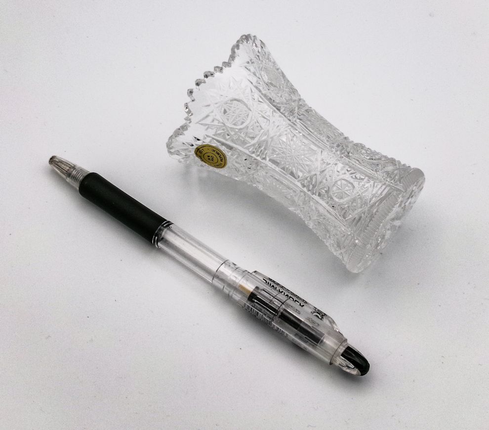 楽天市場】ボヘミアングラス クリスタル ミニチュア 500PK 花瓶 88605