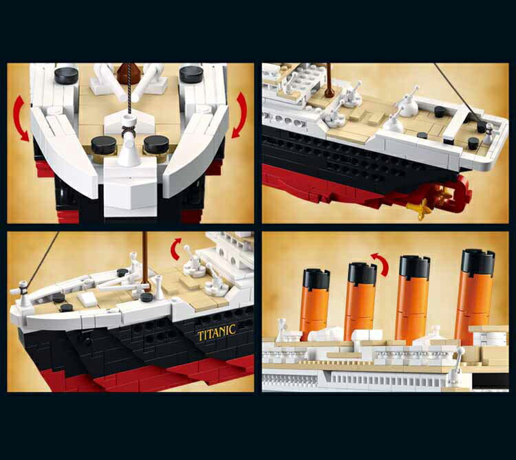 楽天市場】レゴ 互換品 ブロック 映画 タイタニック 互換 全長65cm