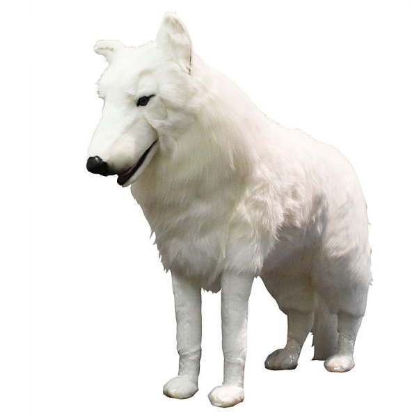 楽天市場】ハンサ【HANSA】ぬいぐるみ ホッキョクオオカミ108cm