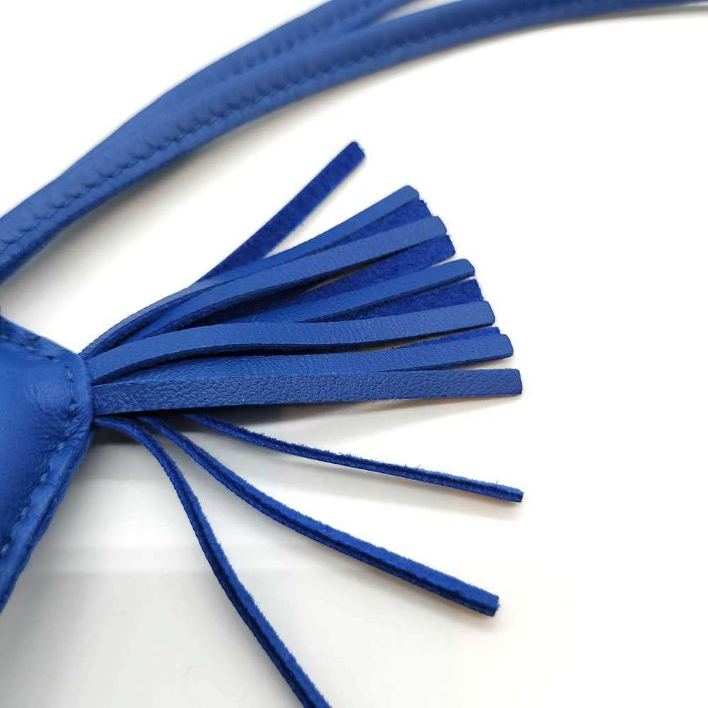 楽天市場】エルメス ロデオ PM バッグチャーム ブルーフランス 青