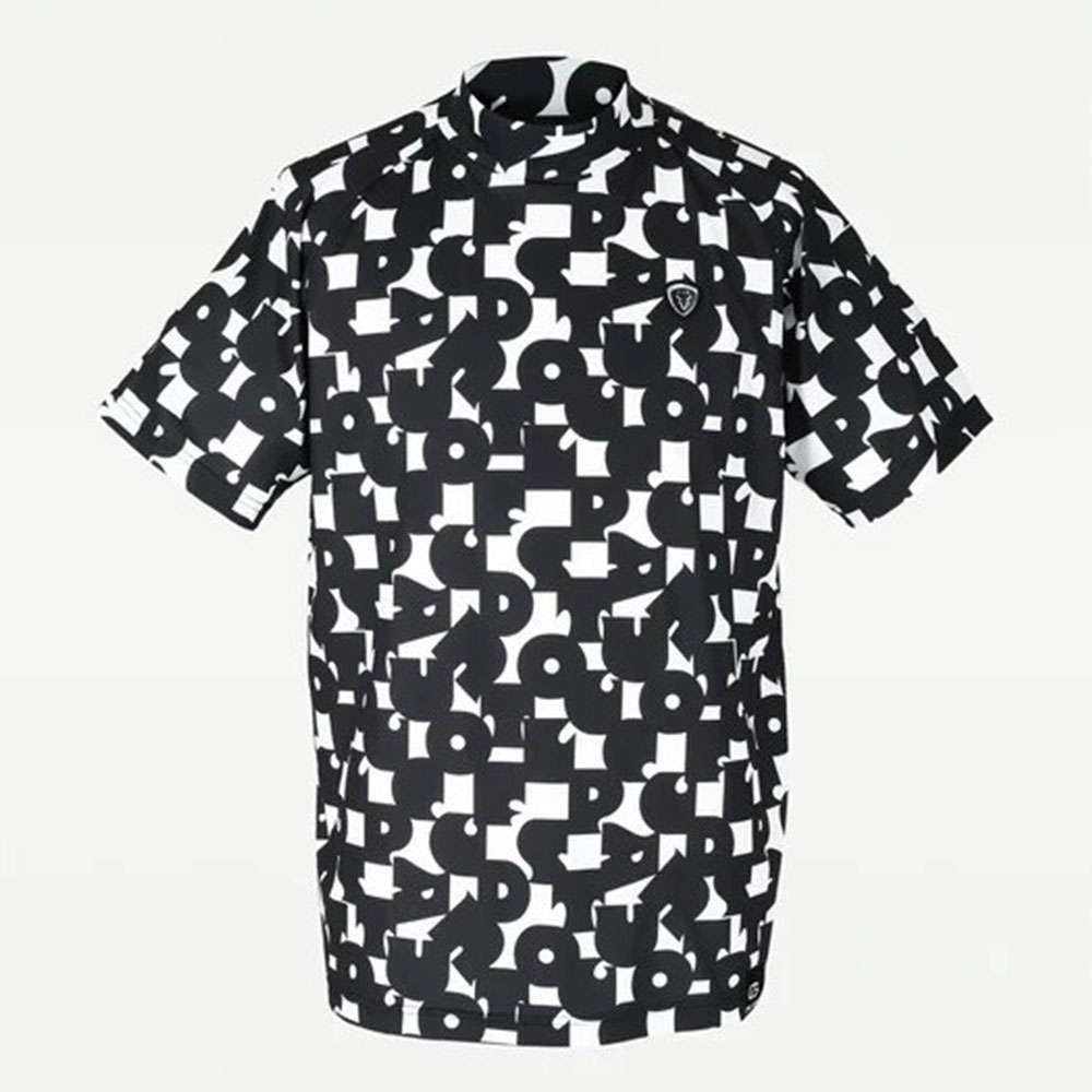 楽天市場】【送料無料】メンズ ゴルフ 半袖 モックネック トップス