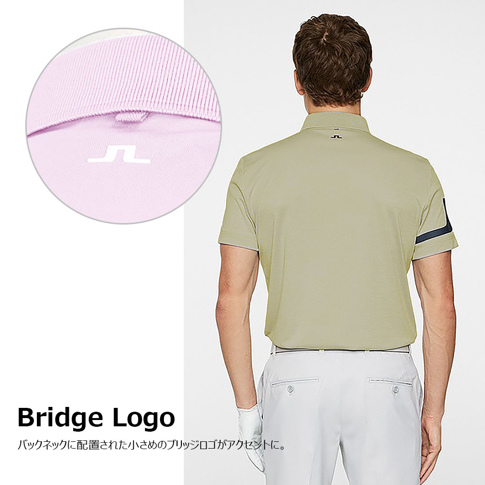 楽天市場】J.LINDEBERG ショルダーロゴ 半袖 ポロ シャツ ゴルフウェア