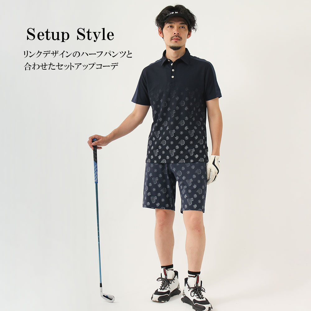 楽天市場】【送料無料】メンズ ゴルフウェア 半袖 ポロシャツ トップス