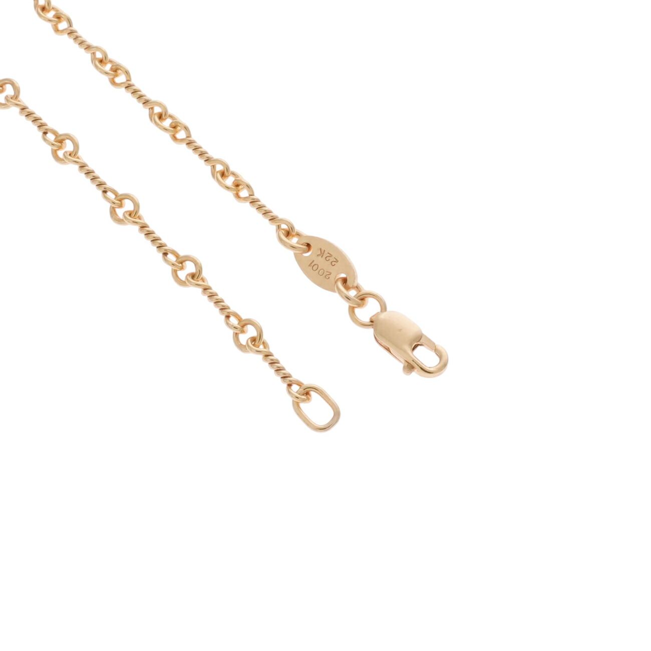 楽天市場】クロムハーツ(chrome hearts) 22K ツイストチェーン 18