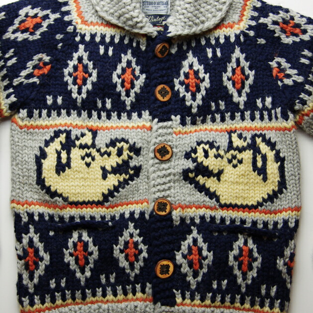 楽天市場】KANATA カウチンセーター｜ステュディオ・ダ・ルチザン