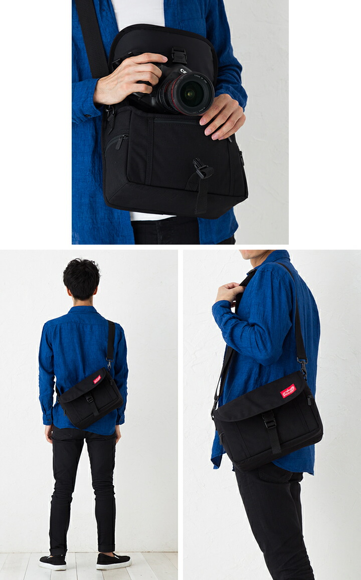 楽天市場】Manhattan Portage カメラバック ブラック MP1545
