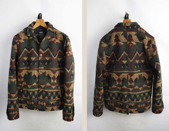 楽天市場】ネイティブ柄 ジャケット メンズ 中古 コート 良雰囲気