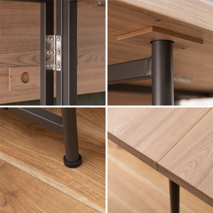 楽天市場】【送料無料】バタフライテーブル 幅120cm 高さ70.5cm 長方形