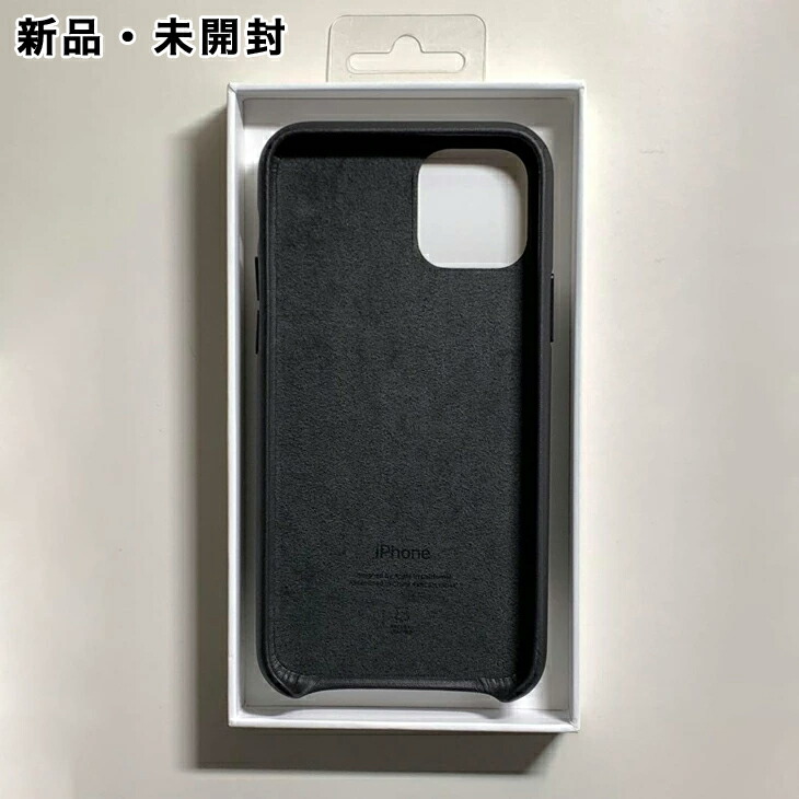 楽天市場】Apple純正 iPhone 11 Pro レザーケース・ブラック 新品