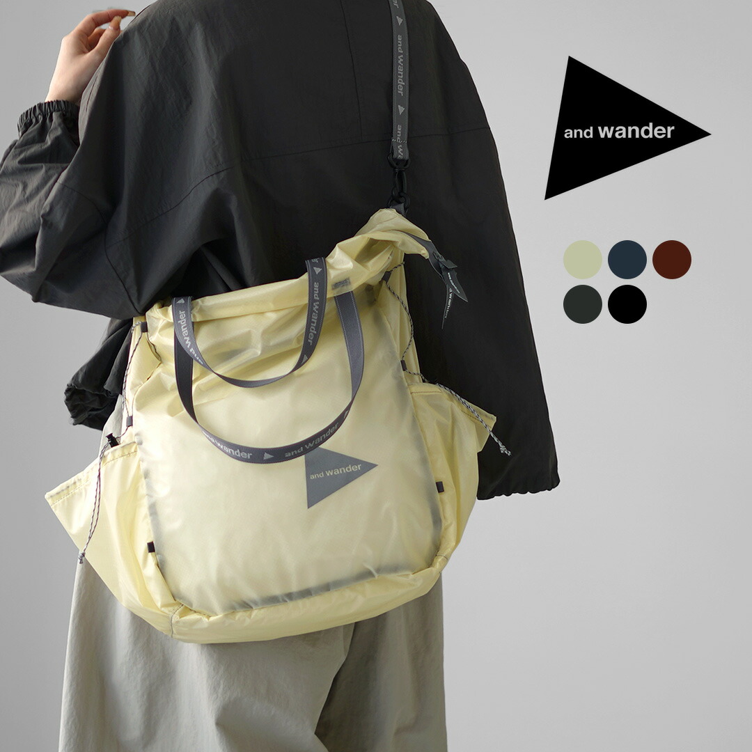 楽天市場】AND WANDER（アンドワンダー） シル トート バッグ 2025年