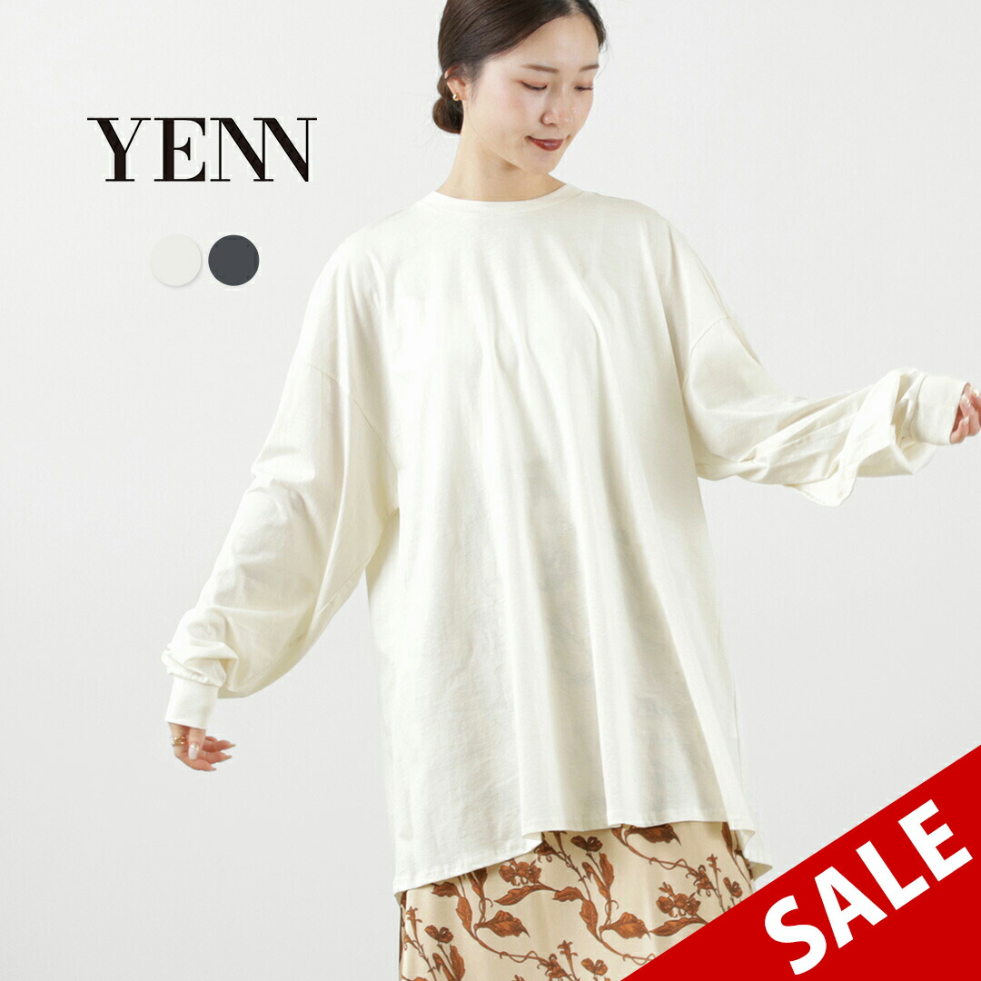 楽天市場】【50％OFF】YENN（イェン） カーブフォーム ロングTee