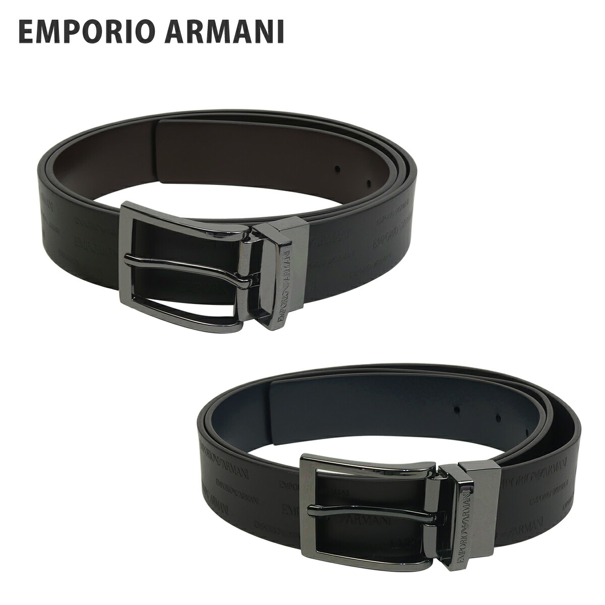 楽天市場】エンポリオアルマーニ ベルト Y4S426 YTU5J リバーシブル
