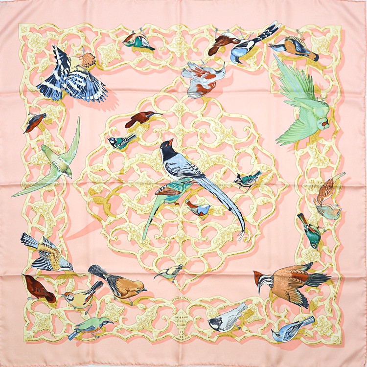 楽天市場】【未使用品】エルメス カレ90 OISEAUX DE L'INDE ET DE L