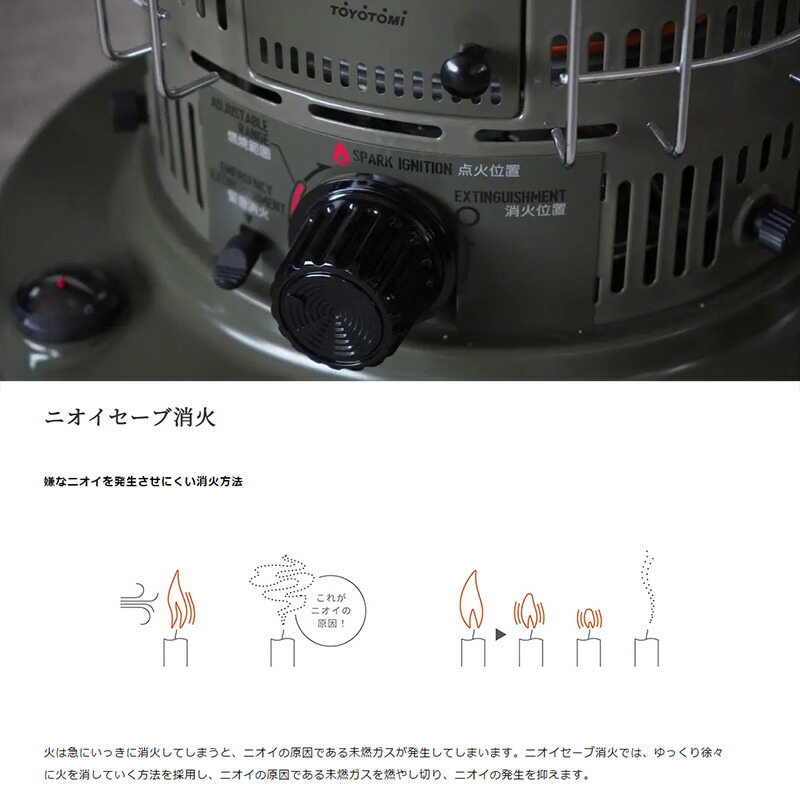 楽天市場】トヨトミ 石油ストーブ GEAR MISSION KS-GE67 大火力