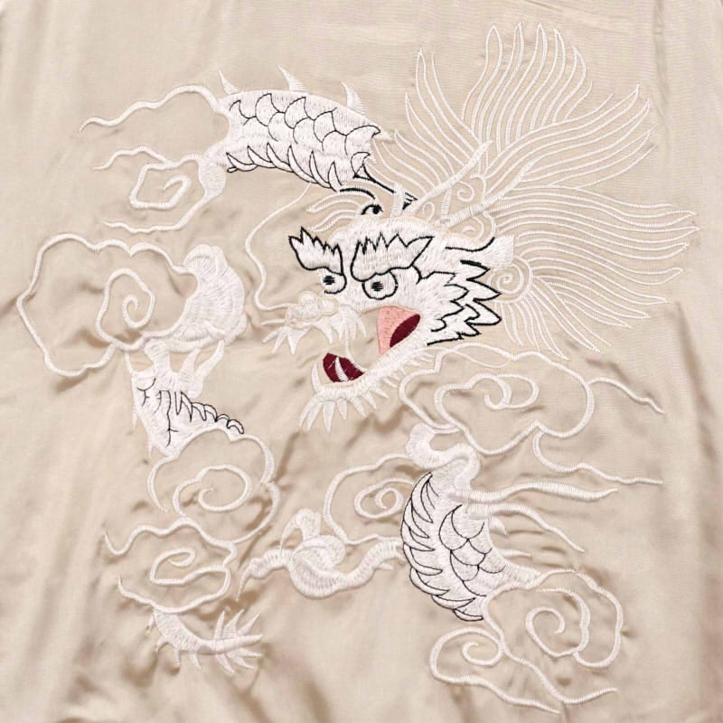 楽天市場】龍と日本地図刺繍リバーシブルスカジャン JSKJ-001